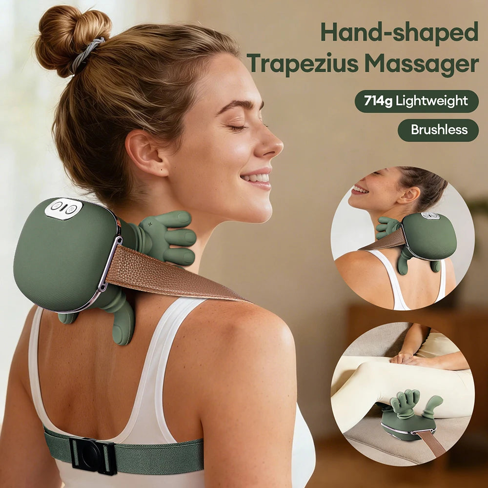 Masajeador inalámbrico de cuello y hombros 4D