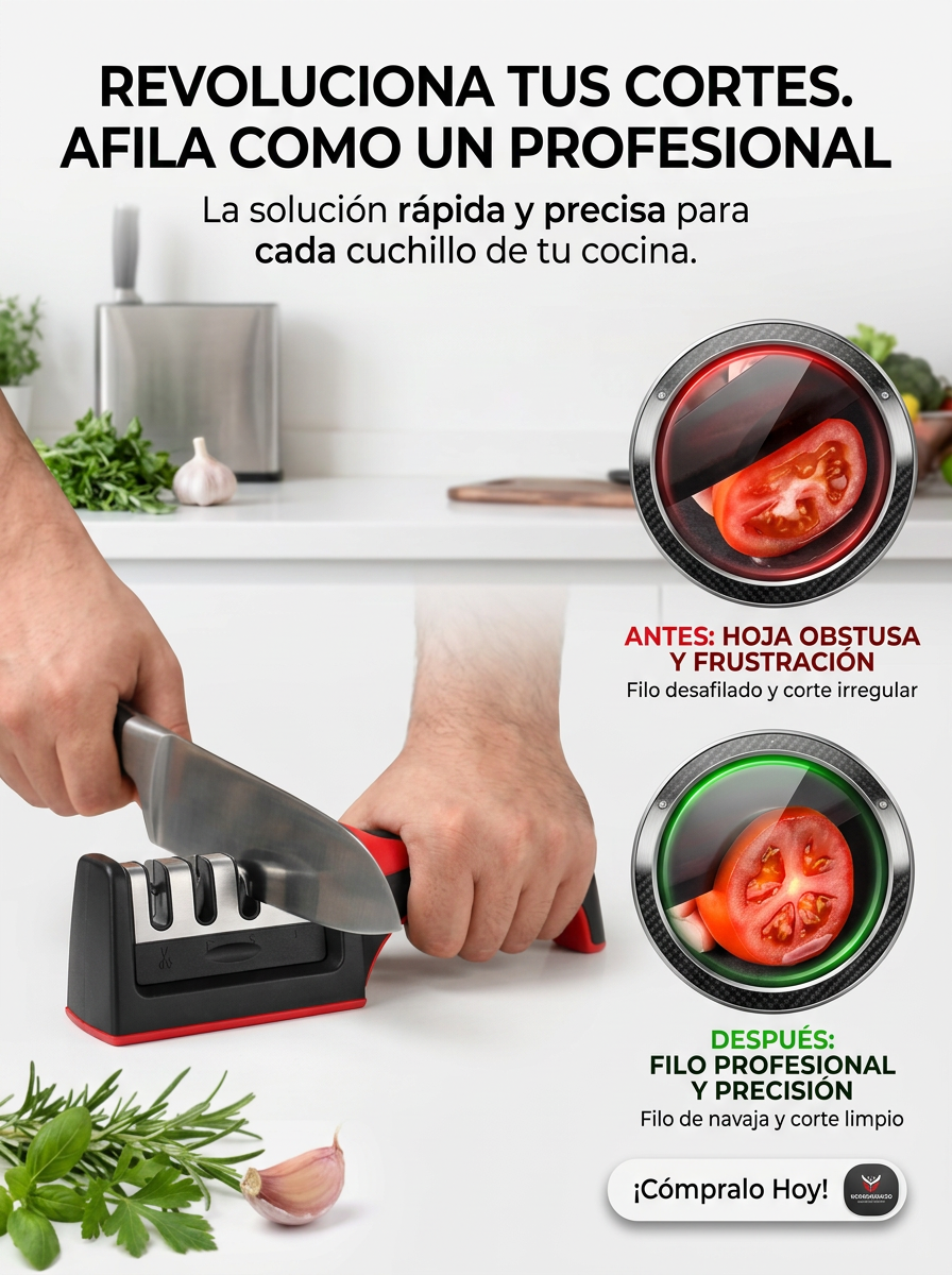 Afilador De Cuchillos Pro Tijeras
